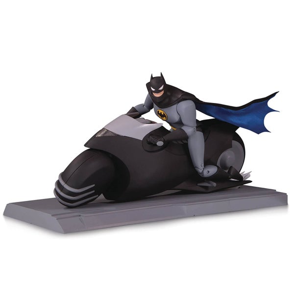 DC Collectibles Batman Animated Series Batcycle and Batman Action Figure Set