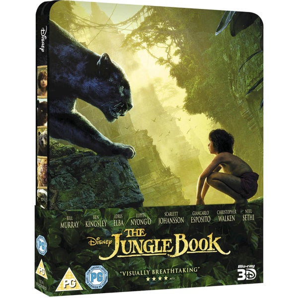 The Jungle Book 3D (Includes 2D Version) - Zavvi UK Exclusive Limited Edition Steelbook