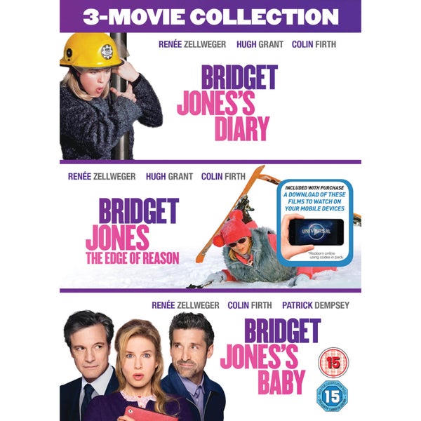 Bridget Jones's Diary/Bridget Jones: The Edge Of Reason/Bridget Jones's Baby Boxset (Includes Ultraviolet Copy)