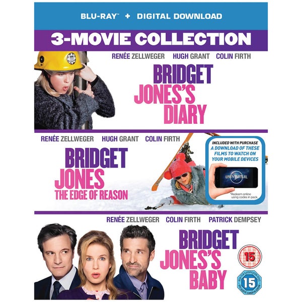Das Tagebuch der Bridget Jones/Bridget Jones: Der Rand der Vernunft/Bridget Jones's Baby Box-Set