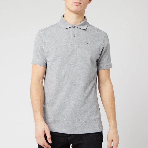 Barbour Heritage Men's Sports Polo - Grey Marl