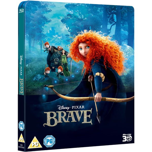 Brave 3D (Includes 2D Version) - Zavvi UK Exclusive Lenticular Edition Steelbook