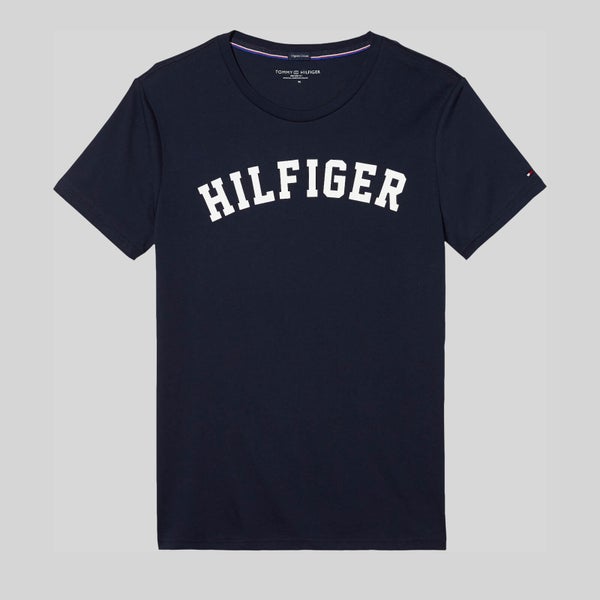Tommy Hilfiger Men's Crew Neck Logo T-Shirt - Navy Blazer