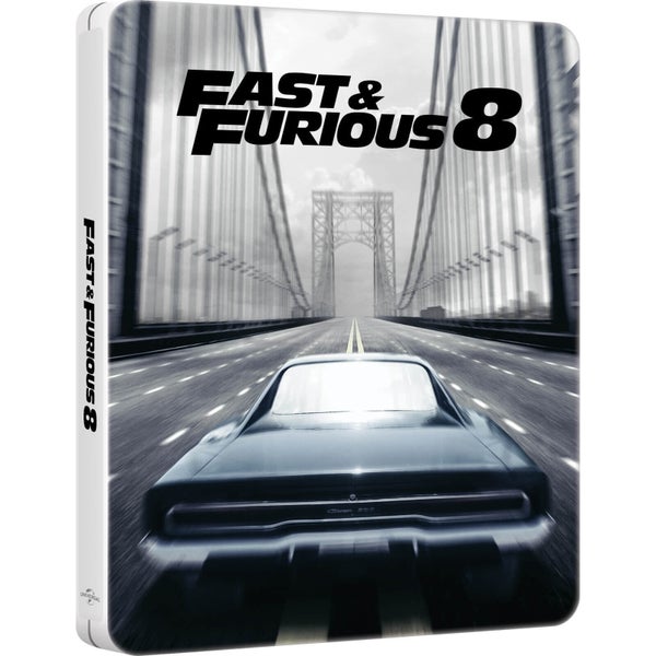 Fast & Furious 8: 4K Ultra HD - Zavvi UK Exclusive Limited Edition Steelbook (Includes 2D Version & Digital Download)