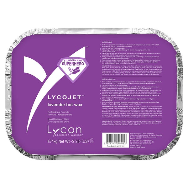Lycon Lycojet Lavender Hot Wax 1Kg