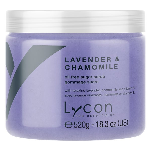 Lycon Oil Free Sugar Scrub - Lavender And Chamomile 520g