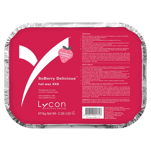 Lycon Soberry Delicious Hot Wax Xxx 1Kg