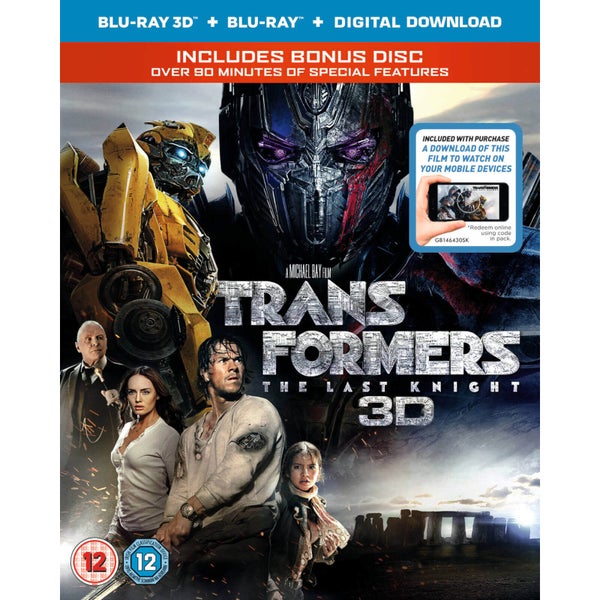 Transformers: The Last Knight 3D (inclusief 2D versie & digitale download)