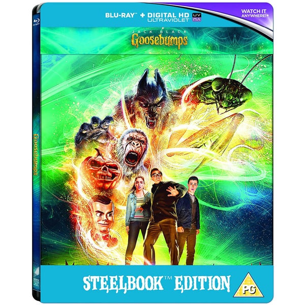 Goosebumps (2015) - Zavvi Exclusive Limited Edition Steelbook (Includes DVD Version) (Limited to 1000 Copies)
