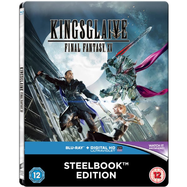 Kingsglaive: Final Fantasy XV - Zavvi UK Exclusive Limited Edition Steelbook (Includes DVD Version) (Limited to 500 Copies)