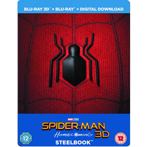 Spider-Man: Homecoming (3D + 2D) - Steelbook d'édition limitée + Aimant en Résine + Comic