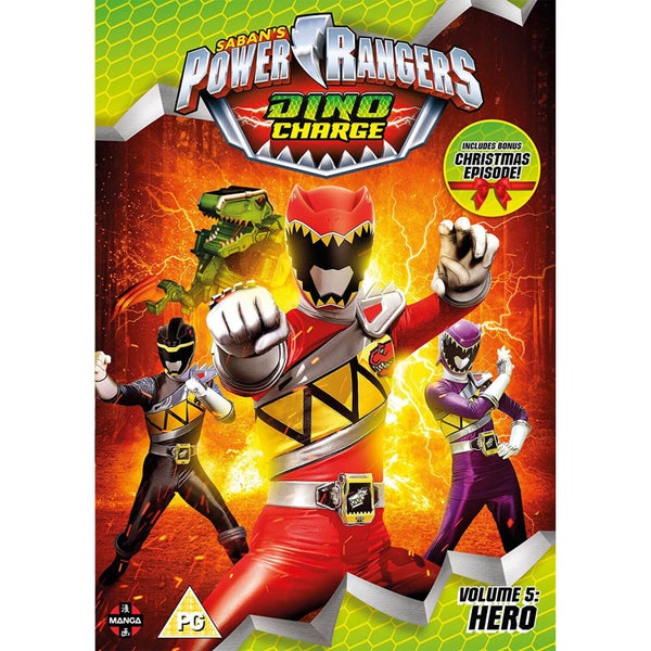 Power Rangers Dino Charge: Hero (Volume 5) Episodes 18-22 (Incl. Christmas Special)