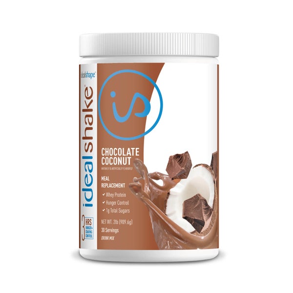 IdealShake Chocolate Coconut - Meal Replacement Shake - 30 Servings