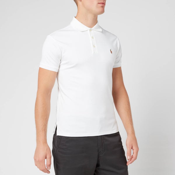 Polo Ralph Lauren Weiches Slim-Fit Polohemd - White