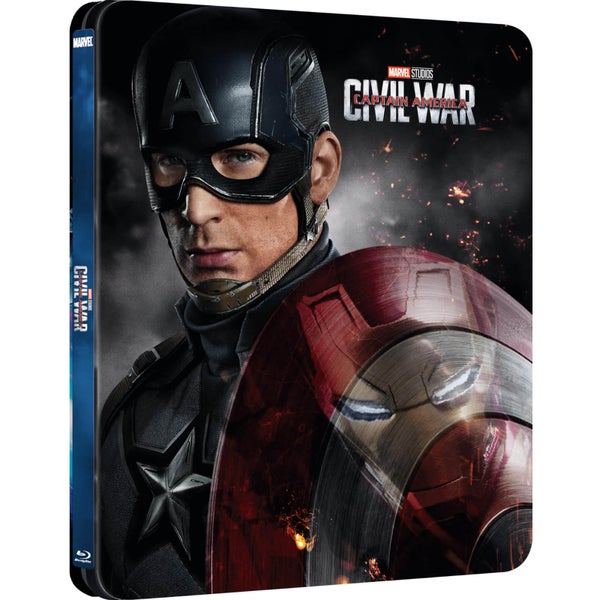 Captain America 3: Civil War 3D (Includes 2D Version) - Zavvi UK Exclusive Lenticular Edition Steelbook