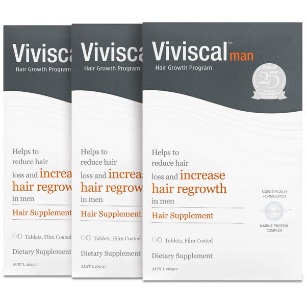 Viviscal Man Hair Growth Supplement - 3 Months (60 Tablets)