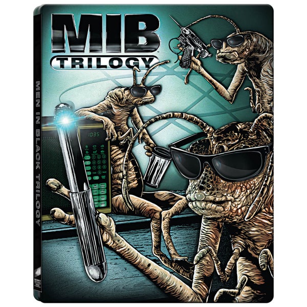Men In Black Trilogie: 4k Ultra HD (Inklusive 2D Version) - Zavvi UK Exklusives Limited Edition Steelbook