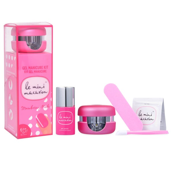 Kit de Manicura de Gel da Le Mini Macaron - Strawberry Pink