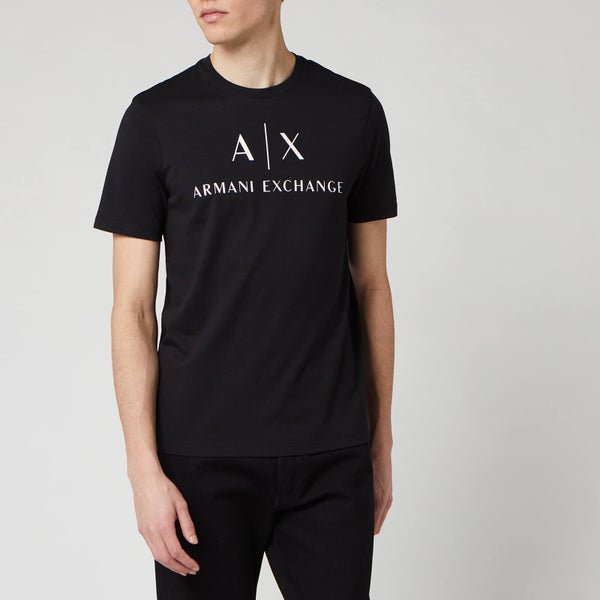 Armani Exchange Men's AX Logo T-Shirt - Black