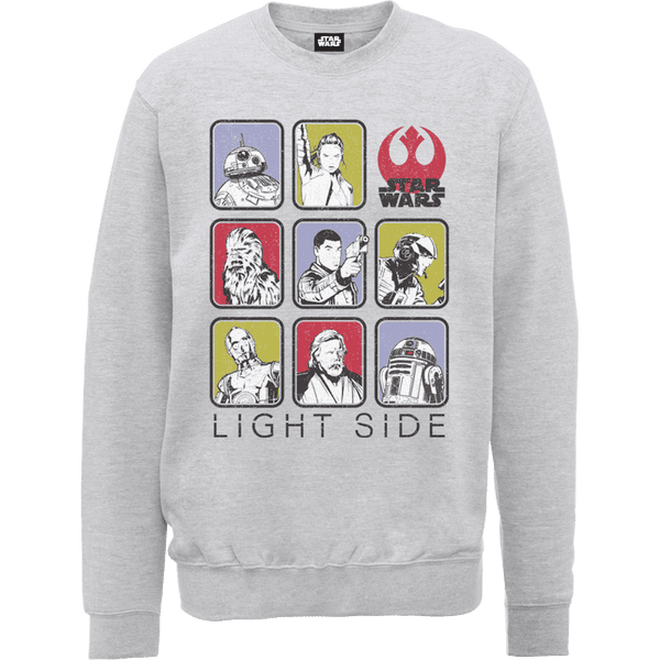 Sudadera Star Wars Los Últimos Jedi "Light Side" - Hombre - Gris