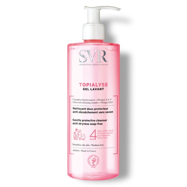 SVR Topialyse All-Over Gentle Wash-Off Cleanser -  400ml