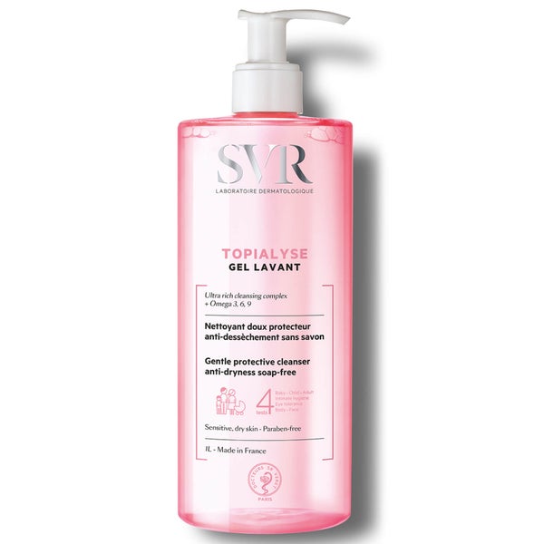 SVR Topialyse All-Over Gentle Wash-Off Cleanser - 1L Family (Worth $40)