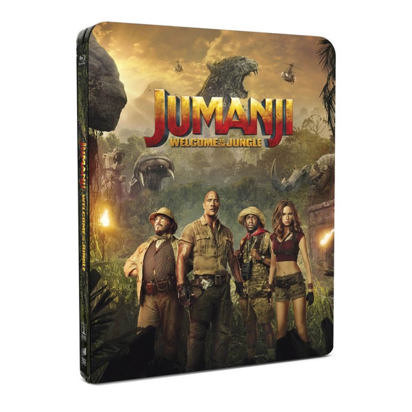 Jumanji: Willkommen im Dschungel - 4K Ultra HD (inkl. 2D Version) - Zavvi Exclusive Limited Edition Steelbook