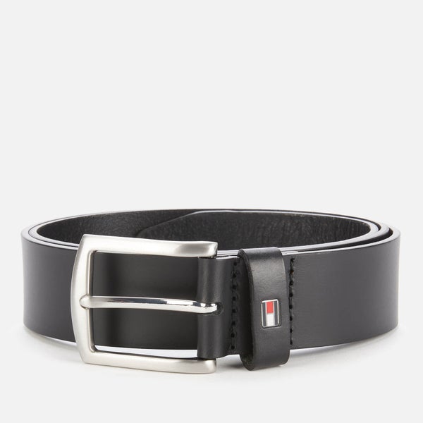 Tommy Hilfiger Men's New Denton Belt 3.5 - Black