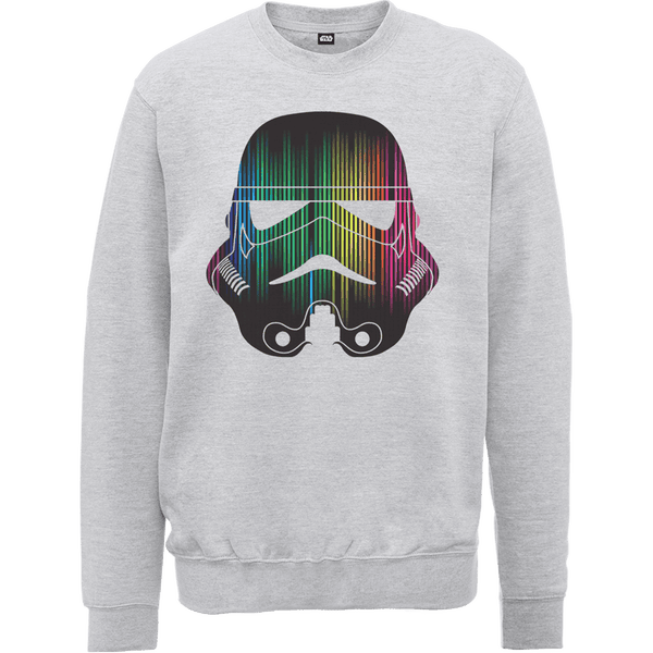 Star Wars Vertical Lights Stormtrooper Pullover - Grau