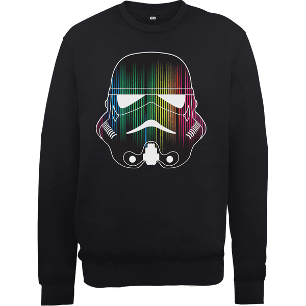 Sweat Homme Vertical Lights Stormtrooper - Star Wars - Noir