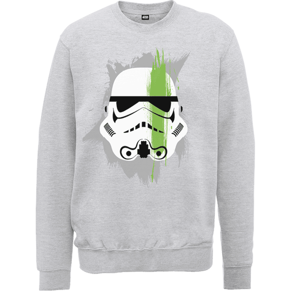 Star Wars Paintstroke Stormtrooper Pullover - Grau