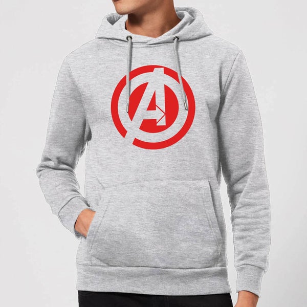 Marvel Avengers Assemble Rood Logo Hoodie - Wit