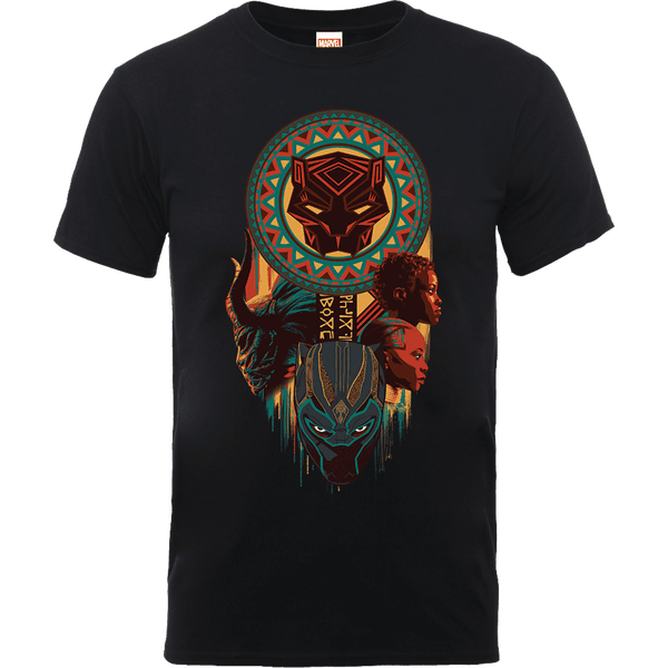 Black Panther Totem T-shirt - Zwart