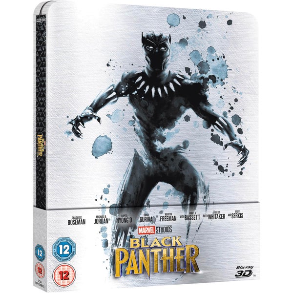 Black Panther 3D (+ Version 2D) - Steelbook Exclusif Limité pour Zavvi - Édition UK