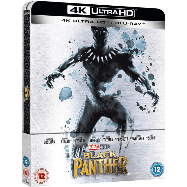 Black Panther 4K Ultra HD (+ Blu-ray) - Steelbook Exclusif Limité pour Zavvi - Édition UK