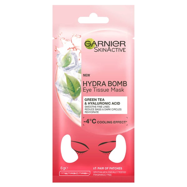 Garnier SkinActive Hydra Bomb Eye Tissue Mask - Green Tea (1 Pair)