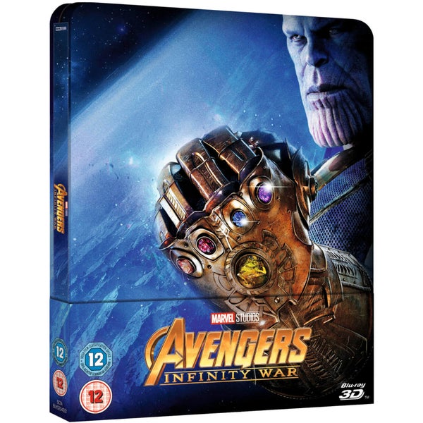Avengers: Infinity War 3D (avec Version 2D) - Steelbook Exclusif Limité pour Zavvi (Édition UK)
