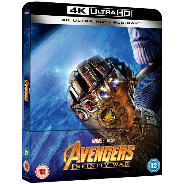 Avengers: Infinity War 4K Ultra HD (avec Version 2D) - Steelbook Exclusif Limité pour Zavvi (Édition UK)