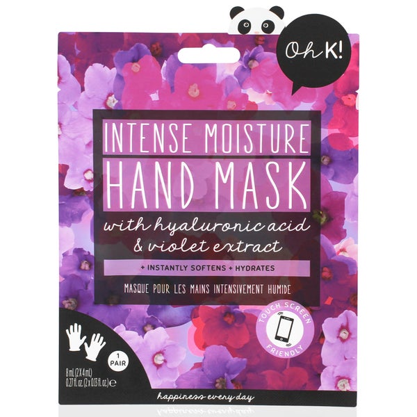 Máscara de Mãos de Flor de Violeta da Oh K! 20 g