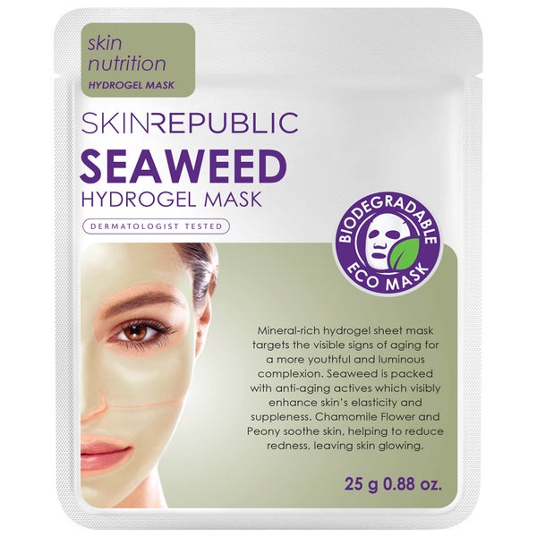 Skin Republic Hydrogel Face Sheet Mask Seaweed hydrożelowa maseczka do twarzy z ekstraktem z alg morskich 25 g