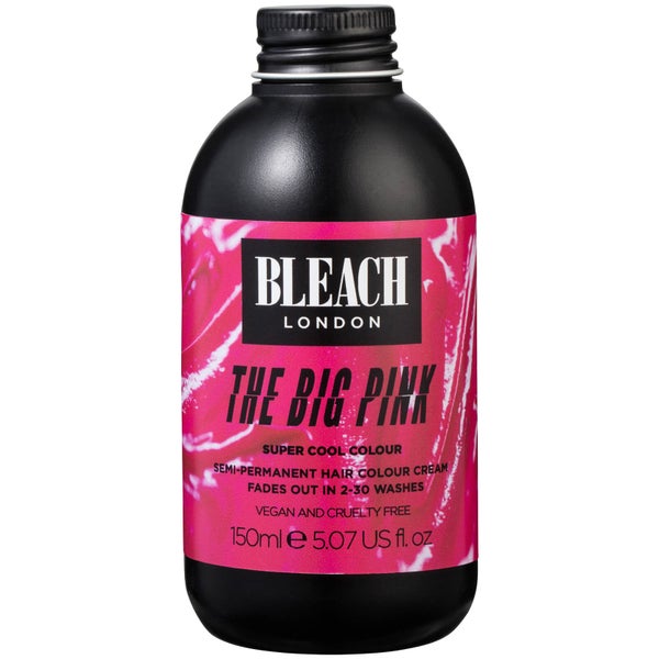 BLEACH LONDON The Big Pink Super Cool Colour szampon do tymczasowej koloryzacji włosów 150 ml