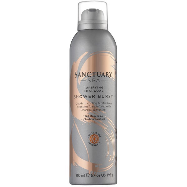 Gel de Duche Purificante com Carvão Shower Burst da Sanctuary Spa 200 ml