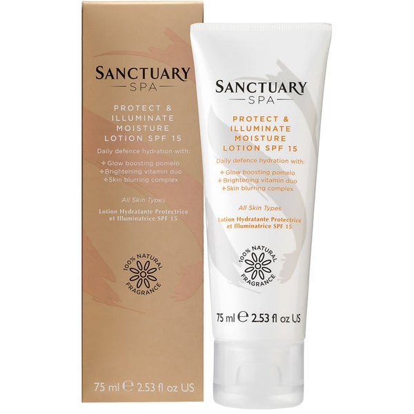 Lotion Hydratante Protectrice et Illuminatrice Sanctuary Spa 75 ml