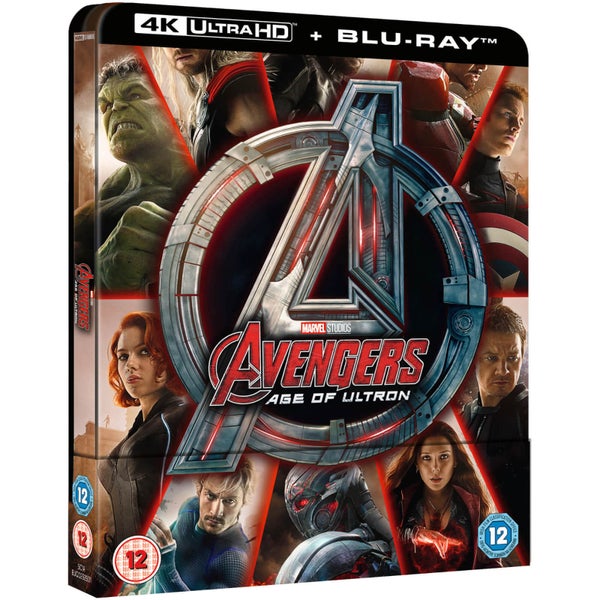 Avengers Age Of Ultron 4K Ultra HD (Includes 2D Version) - Zavvi UK Exclusive Steelbook