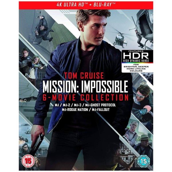 Mission: Impossible - The 6-Movie Collection - 4K Ultra HD (4KUHD + Blu-ray + Bonus Disc)