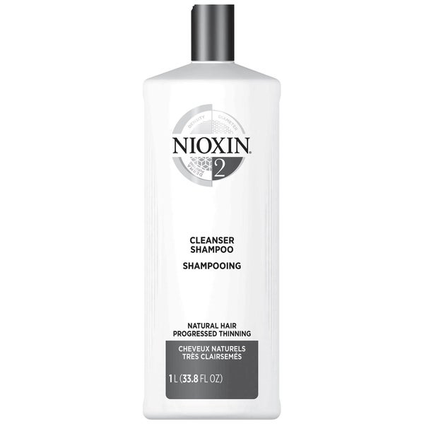 NIOXIN 3-Part System 2 Cleanser Shampoo for Natural Hair with Progressed Thinning 1000ml