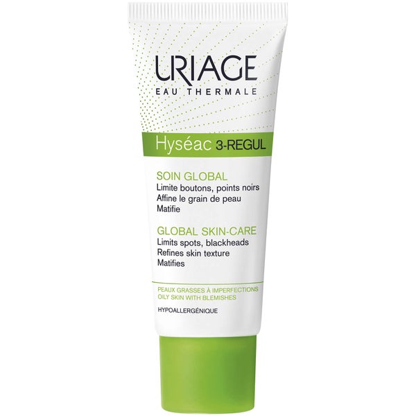 Uriage Hyséac 3-Régul Global Skin Care Moisturiser -kosteusvoide 40ml