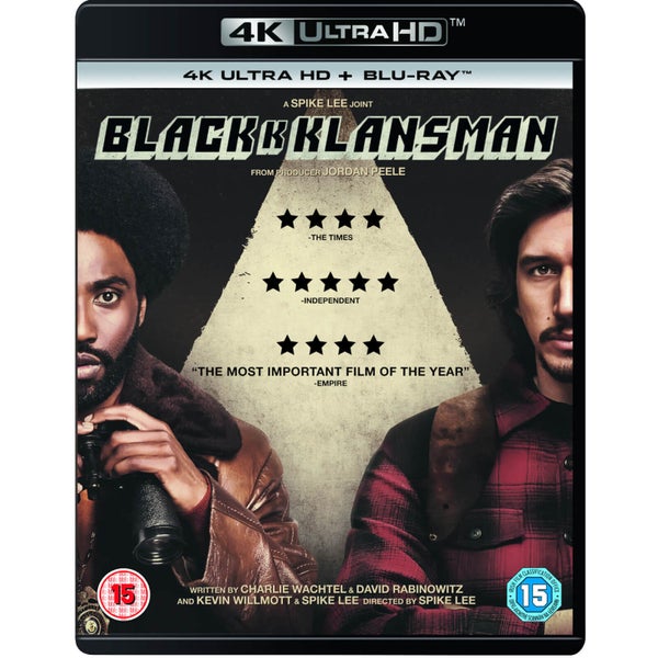 BlacKkKlansman - 4K Ultra HD (Includes Blu-Ray)