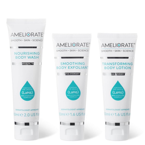 AMELIORATE Three Steps to Smooth Skin (Worth £23)
