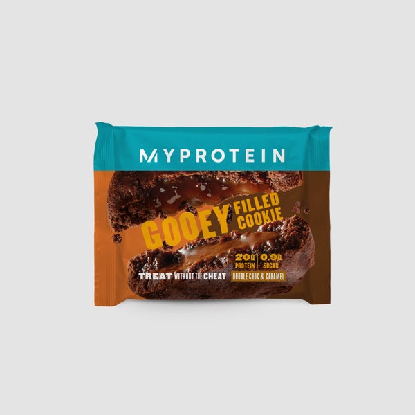 Filled Protein Cookie (Minta) - Double Chocolate and Caramel